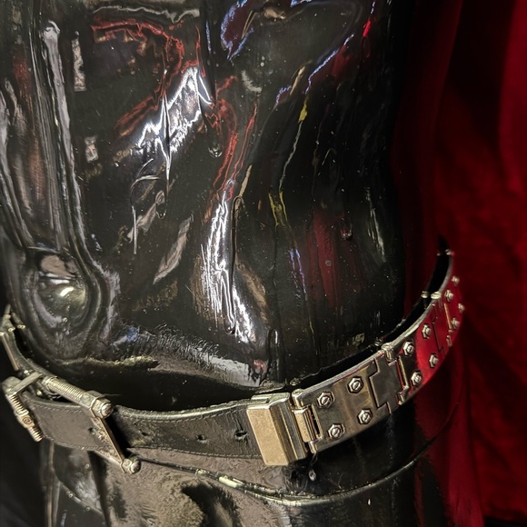 GORGEOUS STEAMPUNK Metal and leather Very Rare Vintage Heavy Duty - Picture 2 of 6